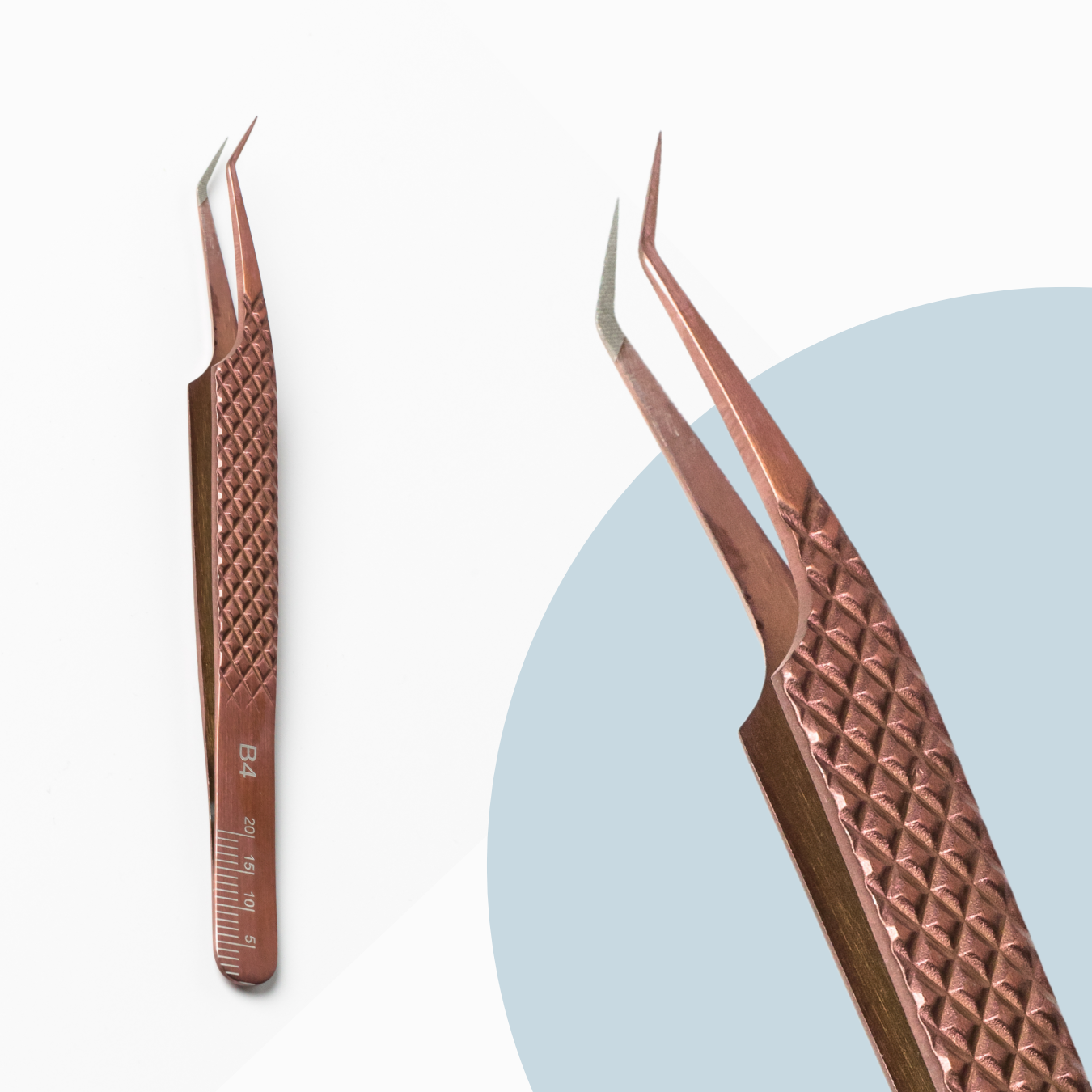 B4 - 45-Degree Fiber Tip Tweezer