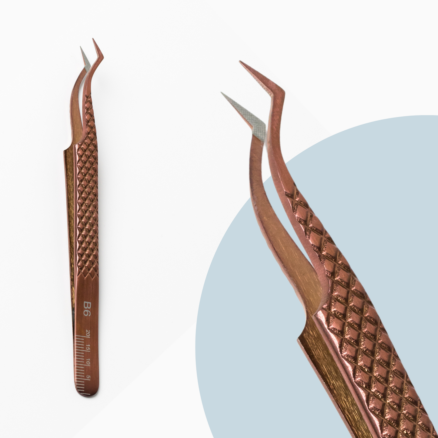 B6 - Fiber Tip Inner Corner Tweezer